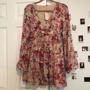 Free People Closer to your Heart Mini Dress